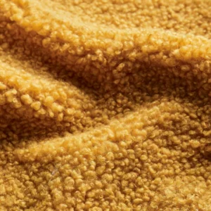 Saffron Teddy Fabric