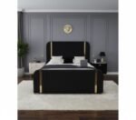 2026 Luxury Scarlett Bed with Gold Stripe - Image 3